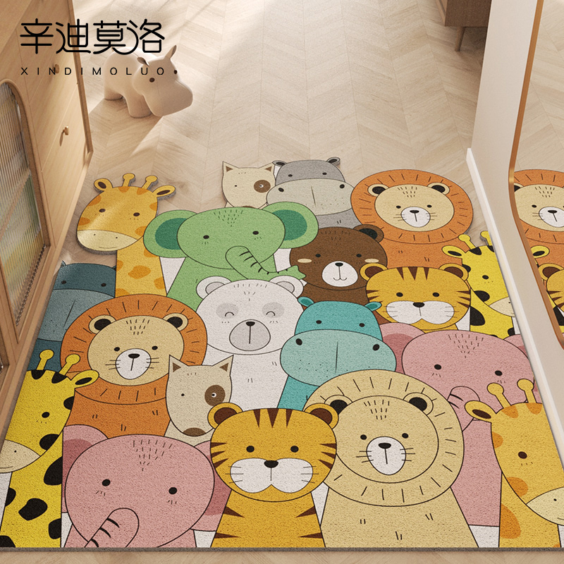 防水防滑玄关丝圈地垫