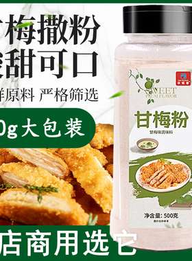 正宗甘梅粉正新鸡排地瓜条沾水果配料干梅子酸梅汤酸梅粉商用撒料