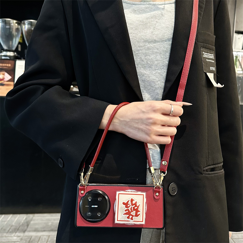 磁吸无线充电新年發支架手机壳