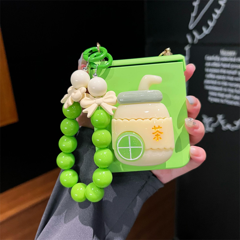 悦皇果茶支架适用于三星zflip6手机壳斜挎绳小清新绿zflip5折叠屏w26保护套w24flip铰链全包轴zflip4/3手提女,3C数码配件,手机保护套/壳,淘宝优惠券,粉丝福利购,淘宝优惠卷