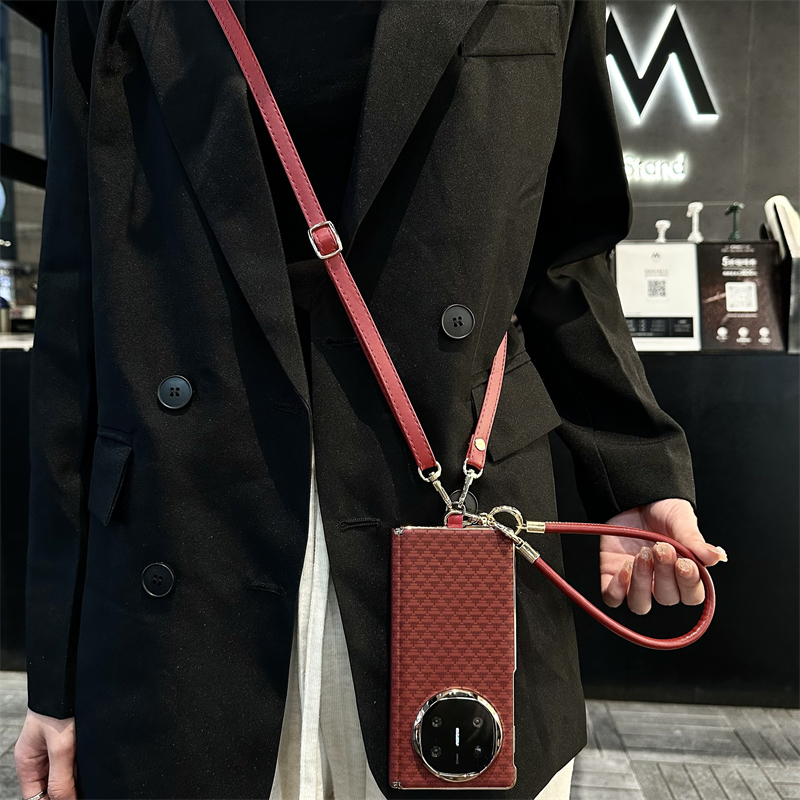 全包磁吸护中轴折叠手机壳