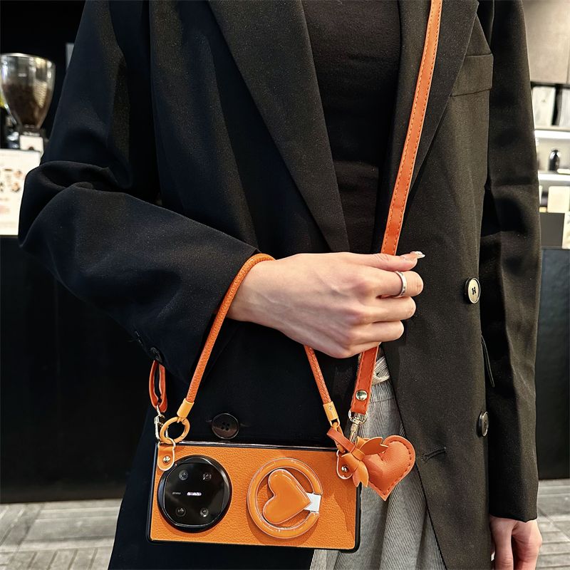 无线磁吸充电支架折叠手机壳