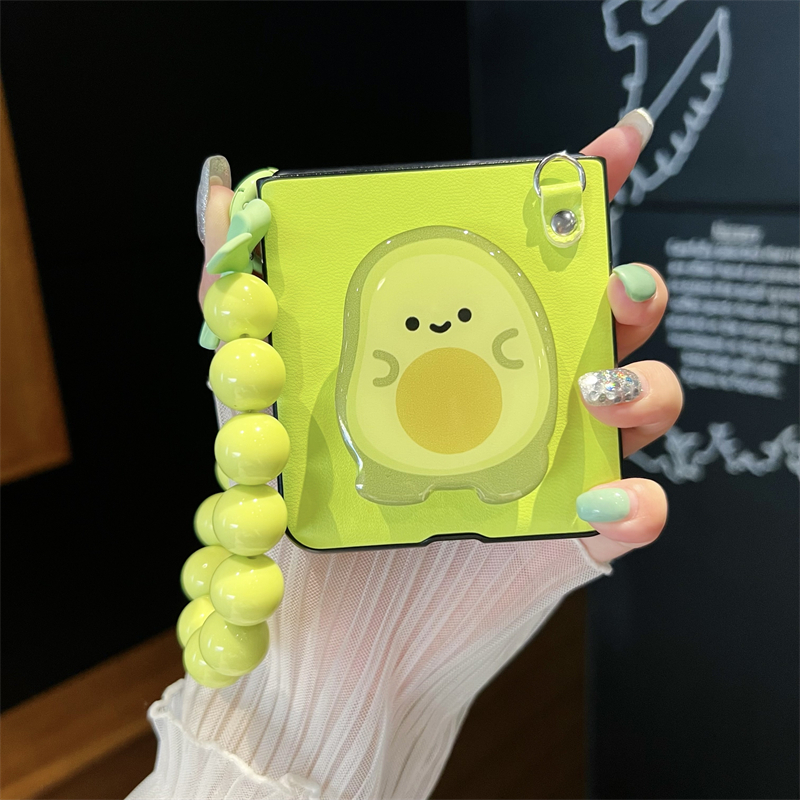 悦皇适用于华为Pocket2折叠Puarx手机壳斜挎绳牛油果支架magicvflip翻盖防摔保护套手提p50pocketS宝盒手机套