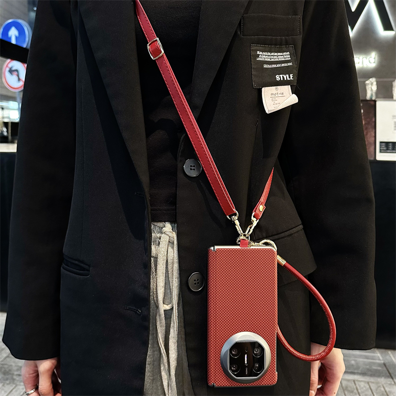 xfold5双中轴全包折叠手机壳斜挎