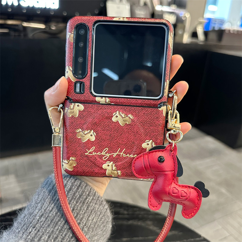 悦皇磁吸烫金小飞马适用于华为Purax折叠手机壳全包中轴pocket2无线充卡通国风马年保护套novaflip斜挎绳手提,3C数码配件,手机保护套/壳,淘宝优惠券,粉丝福利购,淘宝优惠卷