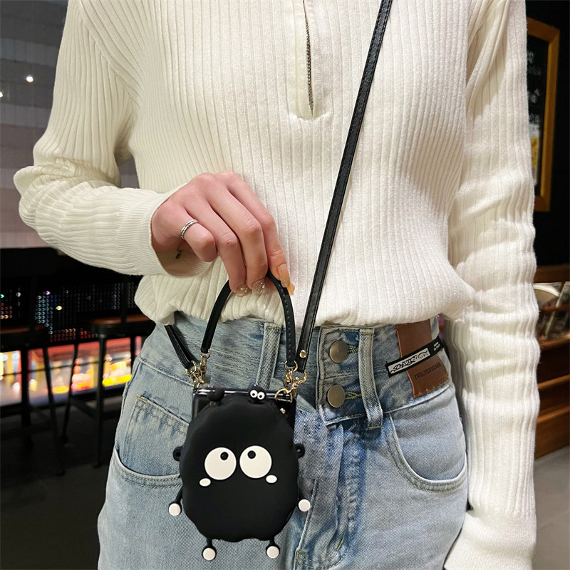 悦皇卡通零钱包适用于三星ZFlip7手机壳zflip6斜挎绳ZFlip5插卡背包w25flip翻盖防摔zflip4背带手提w23保护套