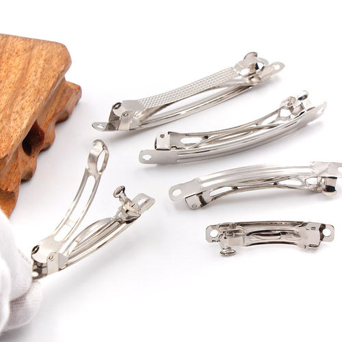 韩版基础发夹半成品弹簧夹扣夹手工diy发饰材料自制蝴蝶结发卡