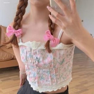 甜美布艺蝴蝶结发绳百搭发圈侧边麻花辫皮筋头绳高级感双马尾头饰