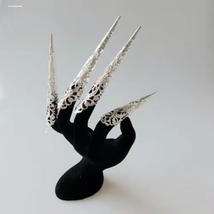 甄嬛传护甲加厚 手指套古装清朝宫廷清宫头饰 千手观音假长指甲套