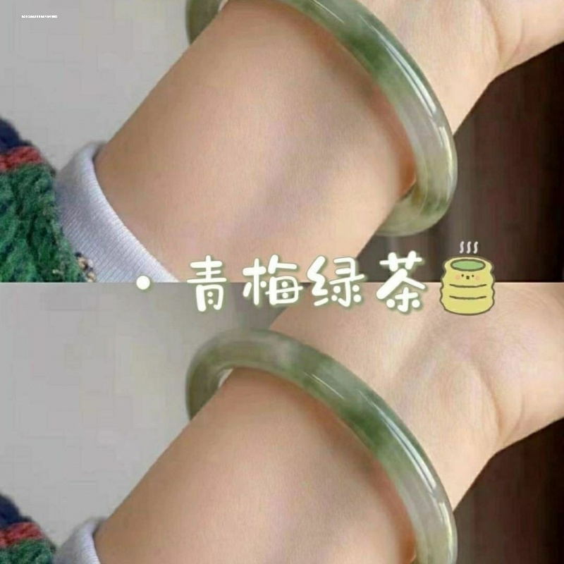 小叮当手镯子复古细条玉镯少女年轻款轻奢仿和田玉青海料优雅古风