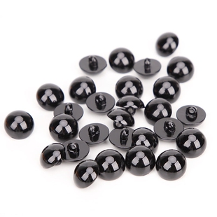 黑色黑色红色包布纽扣碎花雪纺衫连衣裙包布扣婚纱扣动物眼睛扣