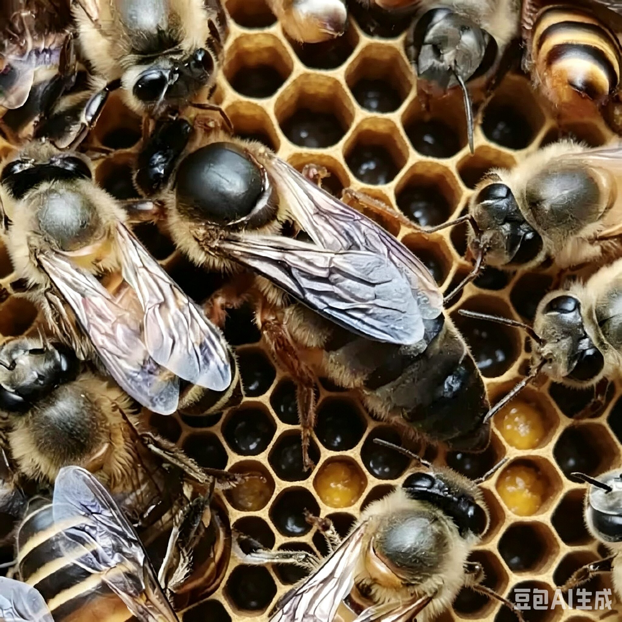 中蜂蜂王种王蜜蜂产卵王阿坝纯种开产新王广西强群王伏牛王土蜂王
