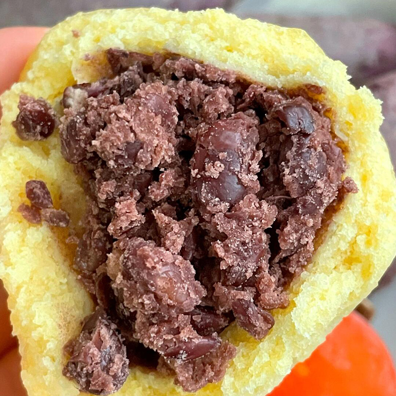 不加糖山东粗粮窝窝头玉米红豆包