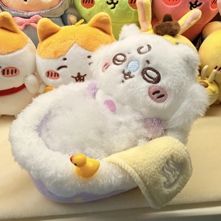 日本chiikawa挂件baby宝宝婴儿飞鼠泡澡浴缸玩偶小八吉伊乌萨奇正