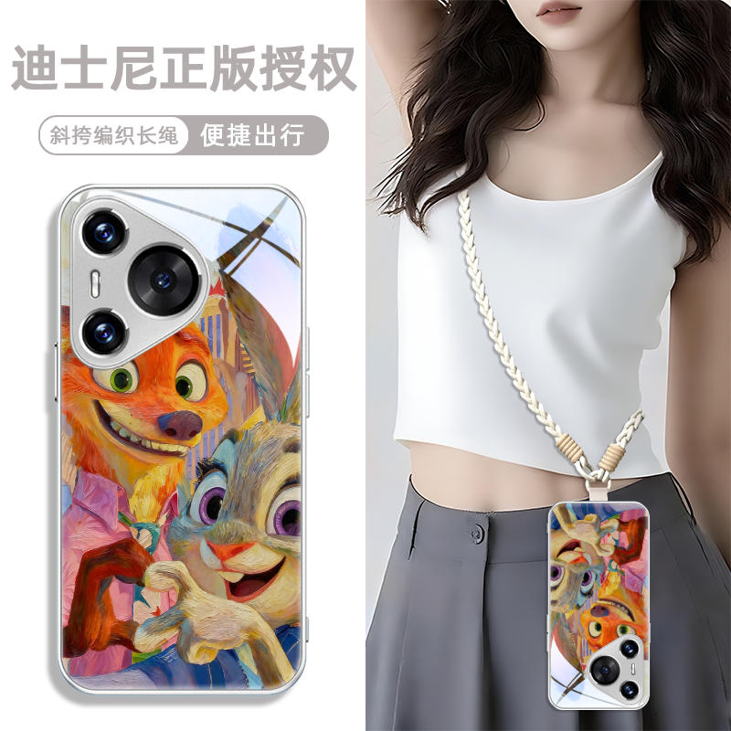 玻璃手机壳适用华为Mate60Pro+