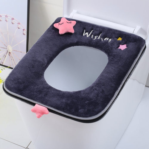 方形坐便套拉链款防水马桶垫