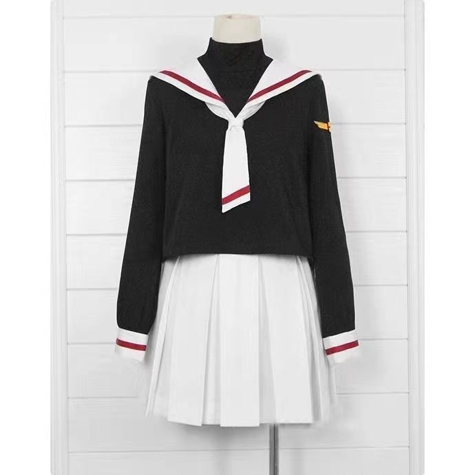 小樱cos服魔卡少女樱 木之本樱 百变 知世校服JK制服水手服