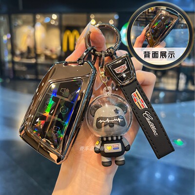 适用凯迪拉克ct5钥匙套cx4/5/6卡迪拉克xt5扣xt4/xt6壳atslxts包