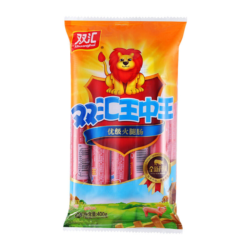 双汇王中王火腿肠400g/袋即食休闲零食小吃泡面烧烤炒菜肉类香肠,粮油调味/速食/干货/烘焙,包装即食肠类,淘宝优惠券,粉丝福利购,淘宝优惠卷