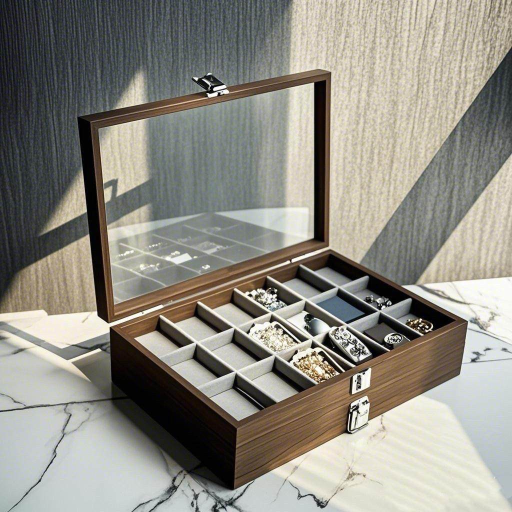 吊坠佛牌收藏展示盒子唐卡收纳盒子水晶手链盘带盖防尘天珠项链架