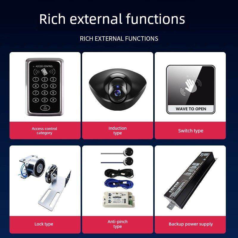 江南冠自动门传感器门150电机成套电动玻璃滑动门轨道门禁成套设,电子/电工,门禁机,淘宝优惠券,粉丝福利购,淘宝优惠卷