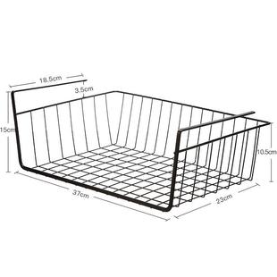 加粗款 厨房置物架挂篮桌下衣柜收纳架吊柜分层隔板橱柜分层架宿舍
