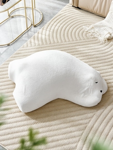 网红趴趴熊单人沙发椅瞌睡熊懒人沙发酣睡北极熊靠枕创意儿童躺椅