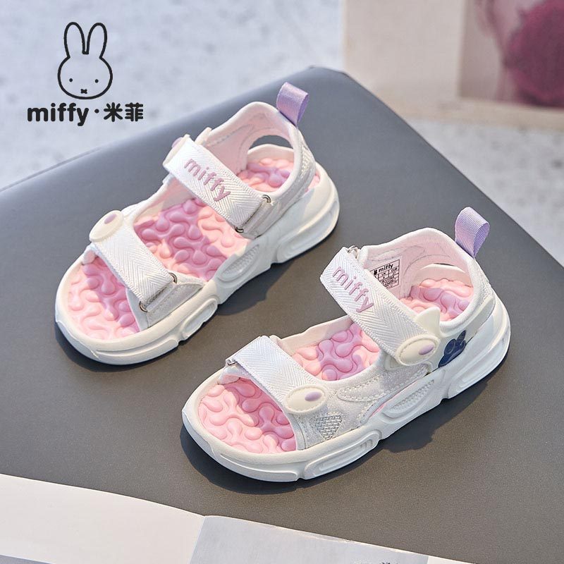 Miffy米菲童鞋儿童夏季新款沙滩鞋户外休闲凉鞋女童露指镂空凉鞋,童鞋/婴儿鞋/亲子鞋,凉鞋,淘宝优惠券,粉丝福利购,淘宝优惠卷