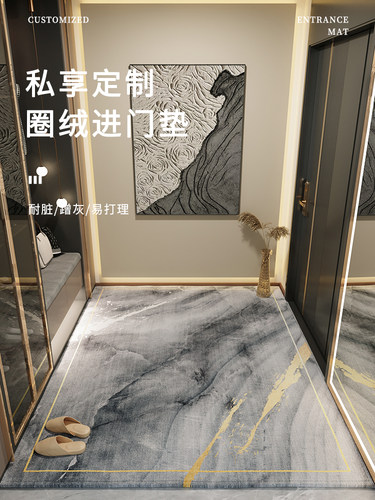地板垫入口门地毯门家居门垫防滑客厅无障碍豪华高端入口垫可切割