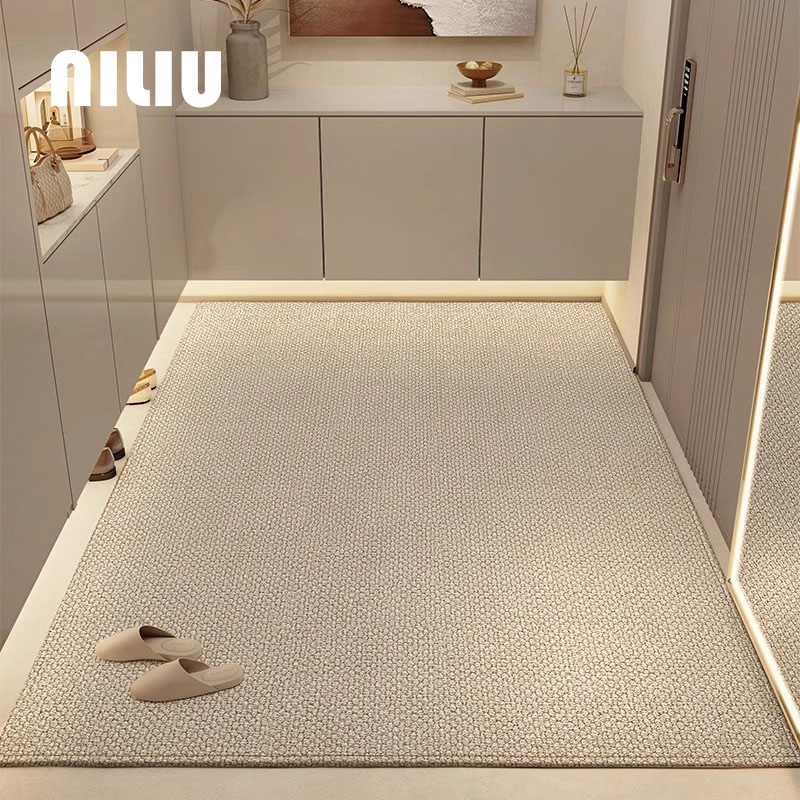 入户门地垫编织纹进门门口地毯免洗耐脏入户可裁剪门垫脚垫门地垫
