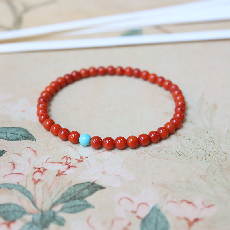 4mm原矿无胶天然高货凉山南红玛瑙柿子红俏玫瑰手串链本命年转运,饰品/流行首饰/时尚饰品新,手饰/手串,淘宝优惠券,粉丝福利购,淘宝优惠卷