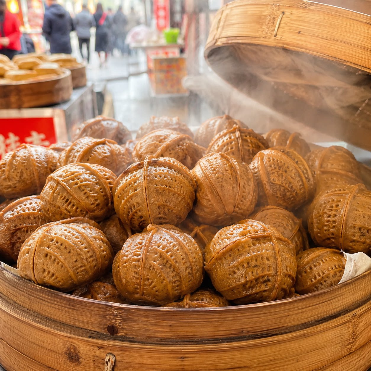 【袋装便捷】坚果核桃包速食方便主食夹心面食家庭常备冷冻半成品