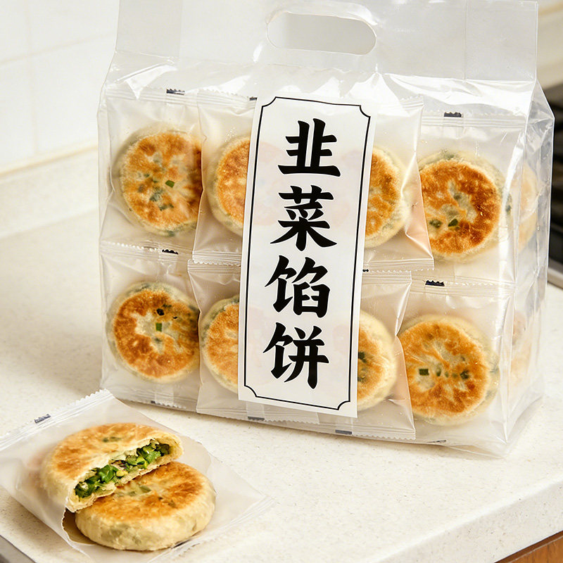 【懒人早餐】韭菜鸡蛋儿童手工馅饼3分钟速食家常风味传统小吃ST,粮油调味/速食/干货/烘焙,馅饼/烧饼/锅盔,淘宝优惠券,粉丝福利购,淘宝优惠卷