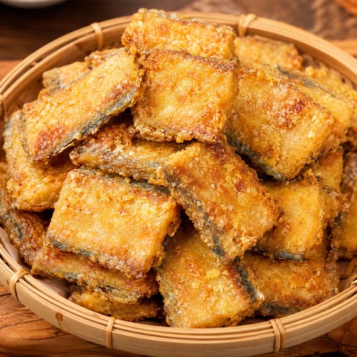 香酥带鱼块免裹粉速食预制下饭菜