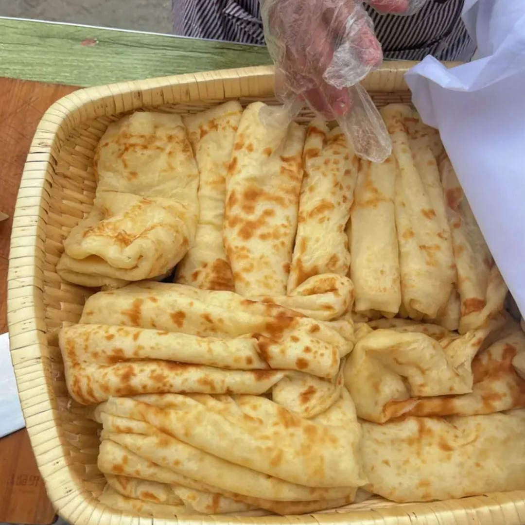 duangduang饼发面千层饼卷饼皮