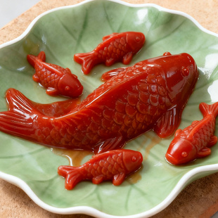 【开袋即食】山楂鱼鱼形状的山楂糕新春佳节鱼形京糕果味浓郁包邮