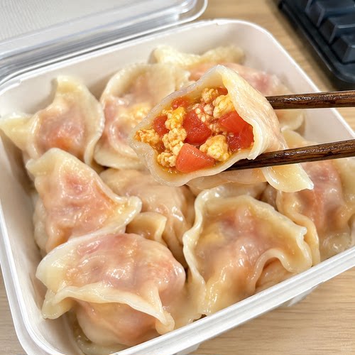 西红柿鸡蛋水饺半成品商超同款