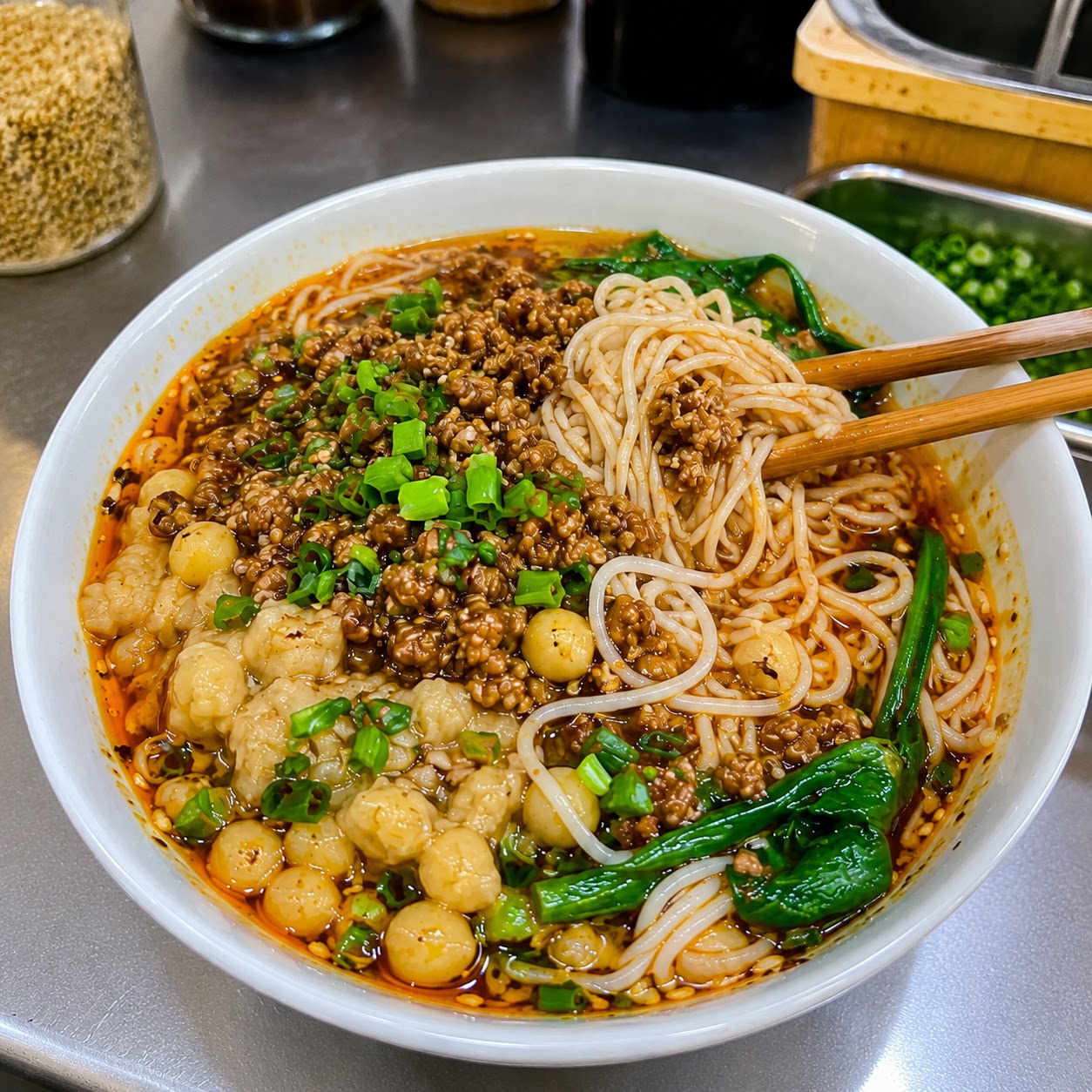 【商超同款】正宗重庆风味豌杂面网红解馋小吃湖北风味杂酱面