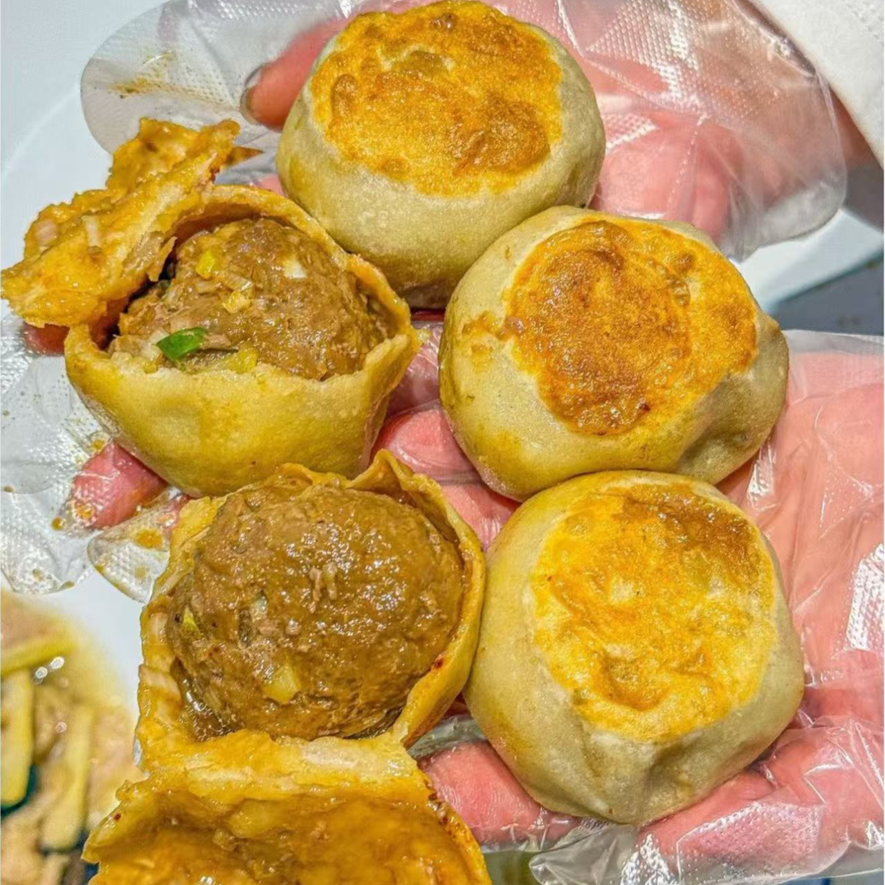 老北京牛肉饼正宗门钉肉饼