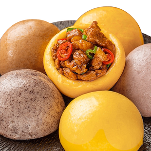 杂粮包窝窝头早餐半成品特色美食配菜玉米五谷杂粮粗速食速冻馒头