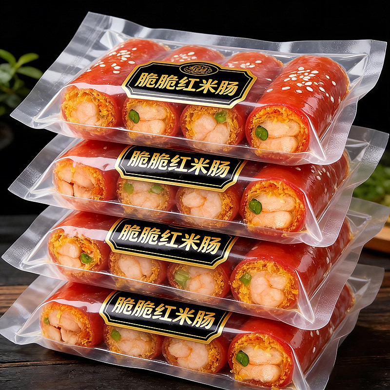 【无需解冻】红米肠速冻食品广式茶点预制菜加热即食上班族充饥
