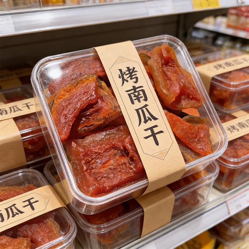 【开盖即食】香甜烤南瓜干板栗香粗粮饱腹盒装甜食户外野餐轻食