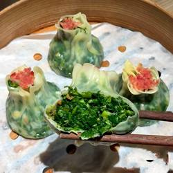 【顺丰包邮】翡翠烧麦卖营养方便早餐速食食品健康营养无猪油素食