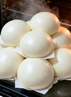 【锁鲜发货】白色馒头手工千层真空包装山东原味速食早餐蒸煮食品