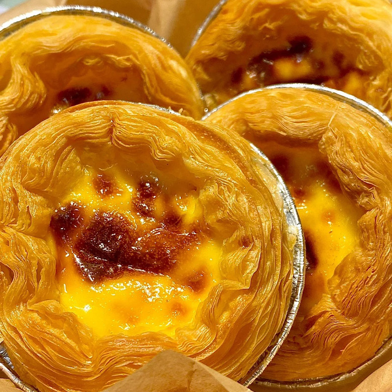 【加热即食】手工带底蛋挞皮点心冷冻烤箱烘焙原料生皮脆皮甜品