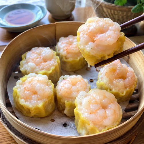 餐饮同款虾仁干蒸烧麦速冻家庭装