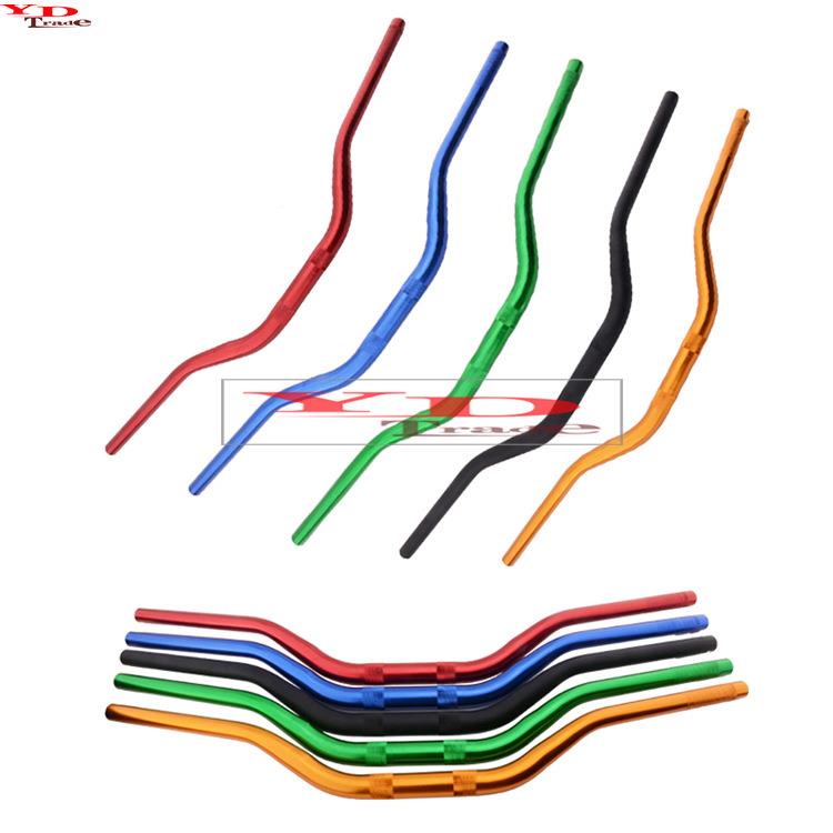 越野摩托车把配件28mm铝变低把彩径色龙头28mm转方向把铝把把