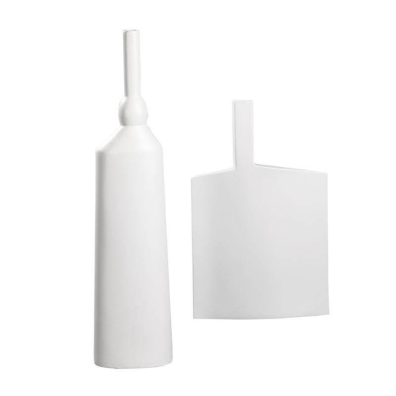 创意简约小口陶瓷干花花瓶摆件北欧现代样板间软装工艺品花器,橡塑材料及制品,工业陶瓷,淘宝优惠券,粉丝福利购,淘宝优惠卷