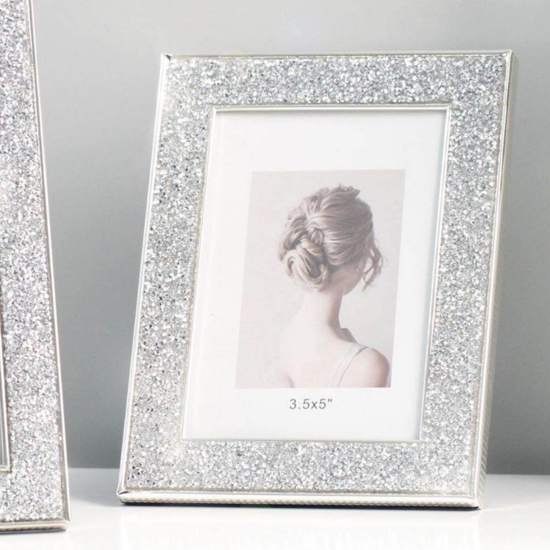 新款，轻奢简约水晶金属相框家居装饰婚纱相框高级感摆台,家居饰品,DIY亲子装饰画,淘宝优惠券,粉丝福利购,淘宝优惠卷