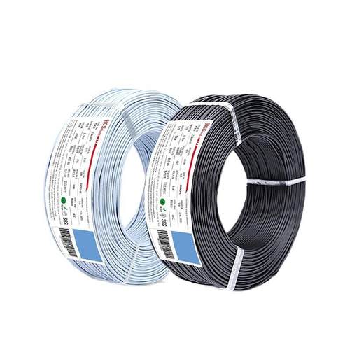 白色/黑色od2.0mm2芯信号线镀锡铜丝不印字2464-0awg*2芯电源线